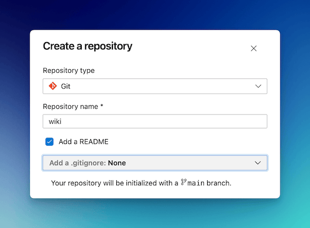 Create a repository