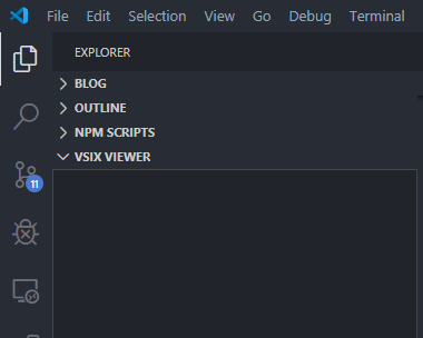 VSIX Viewer in Explorer