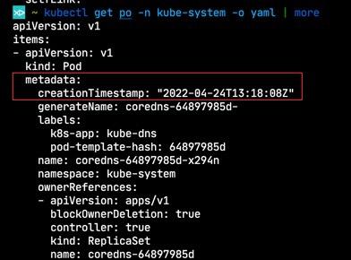 k8s sort by field json output