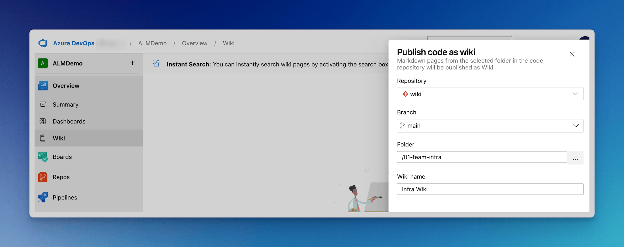 Publish code as wiki